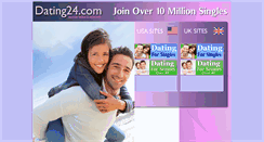 Desktop Screenshot of dating24.com