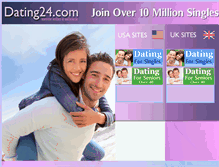 Tablet Screenshot of dating24.com